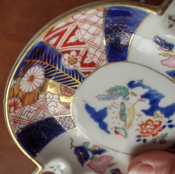 🌹2 for $25 VINTAGE KUTANI KOSEN PORCELAIN DEMITASSE ASTRAY/TRINKET JAPAN - Picture 5 of 10